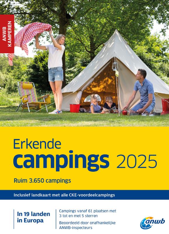 Omslag van Erkende Campings 2025