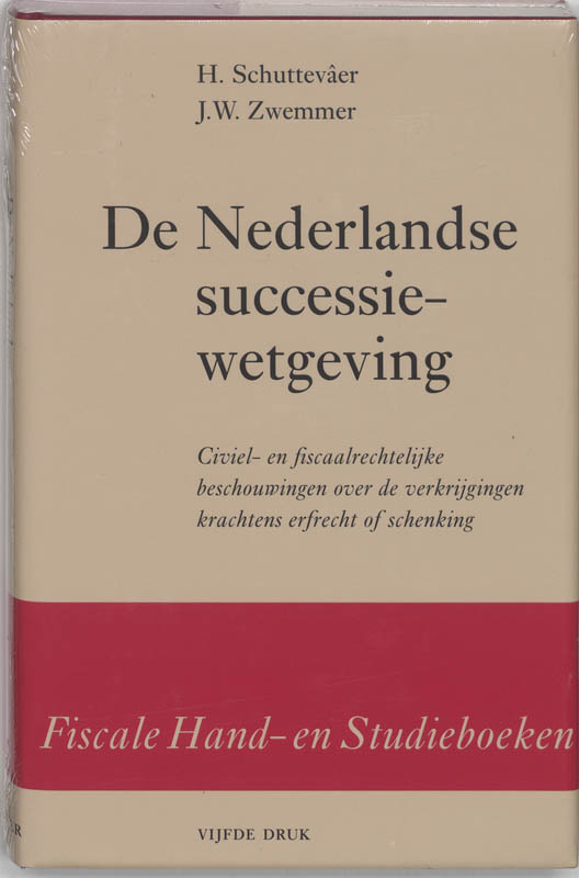 Omslag van De Nederlandse successiewetgeving