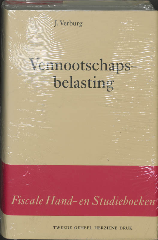 Omslag van Vennootschapsbelasting