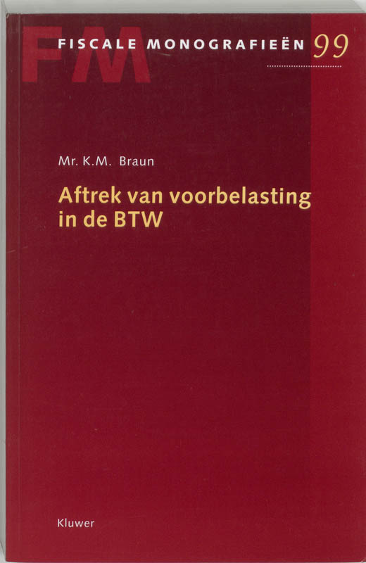 Omslag van Aftrek van voorbelasting in de BTW