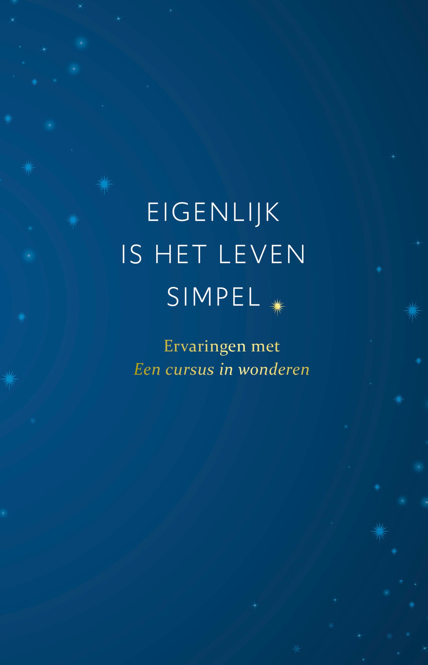 Omslag van Eigenlijk is het leven simpel