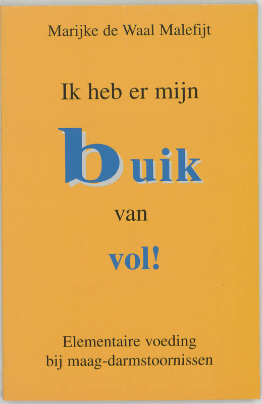 Omslag van Ik heb er mijn buik van vol!