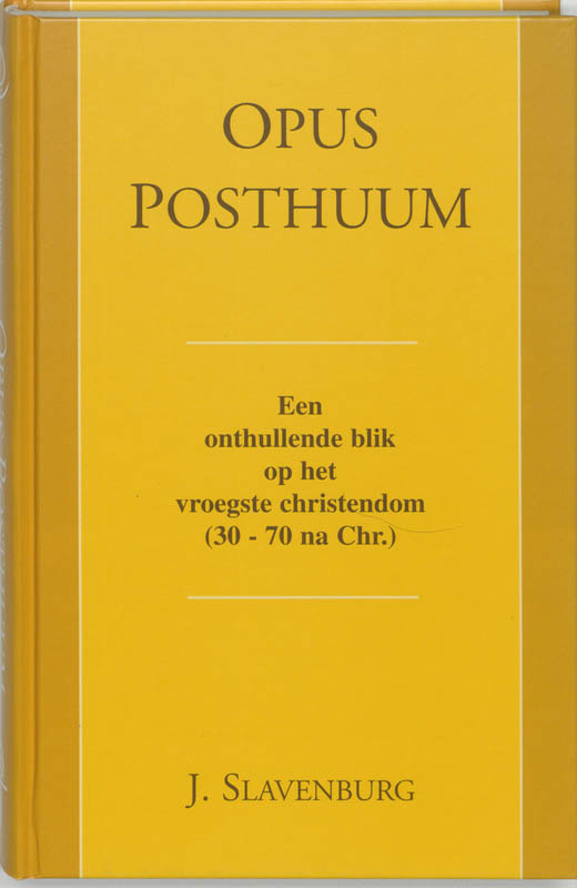 Omslag van Opus Posthuum