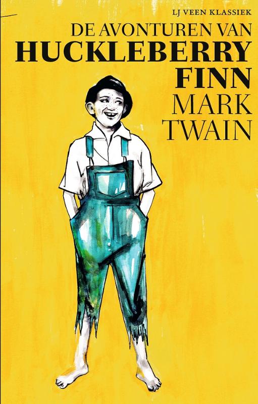 Omslag van De avonturen van Huckleberry Finn