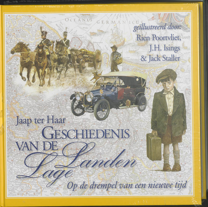 Omslag van Geschiedenis der lage landen 4 delen