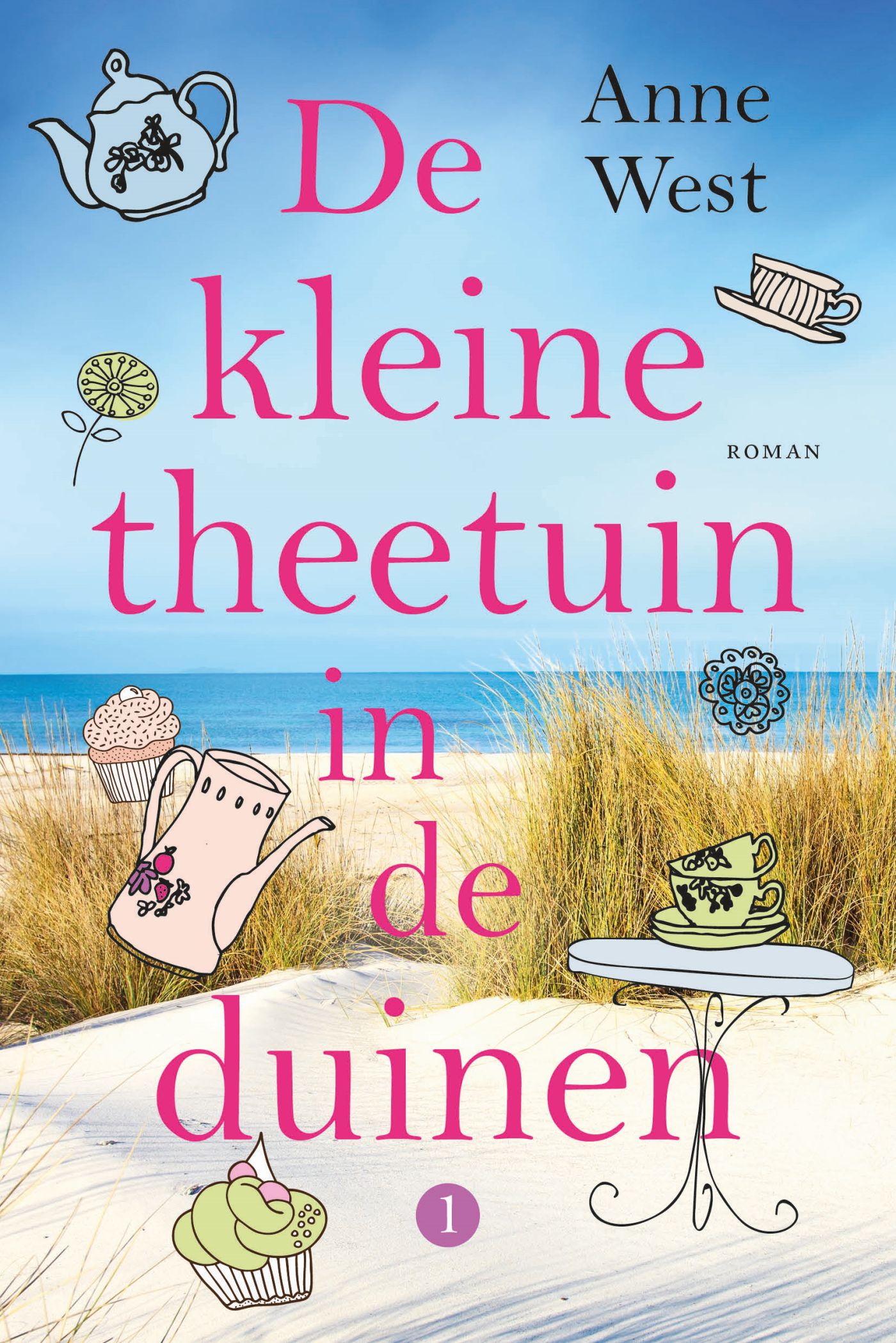 Omslag van De kleine theetuin in de duinen