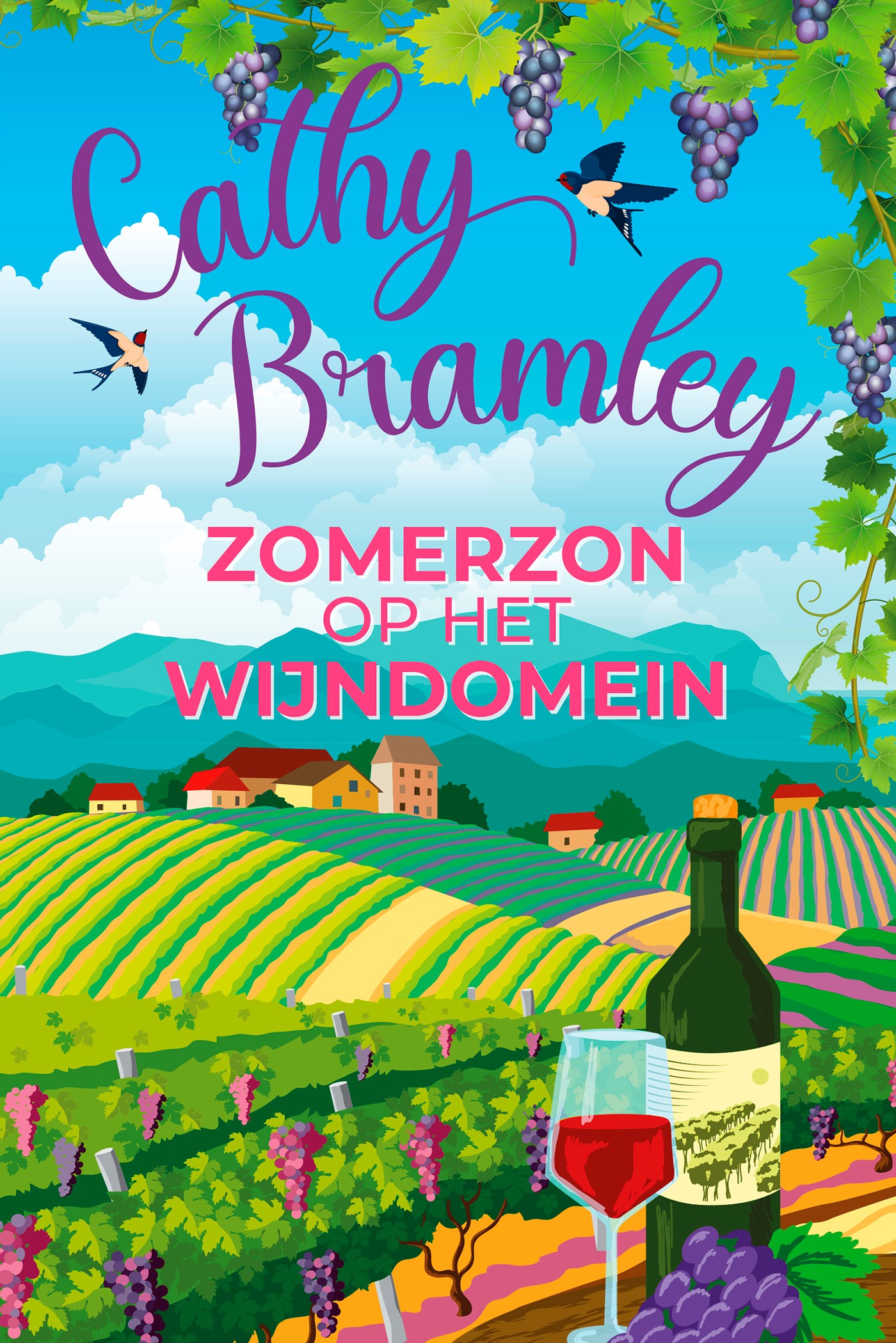 Omslag van Zomerzon op het wijndomein