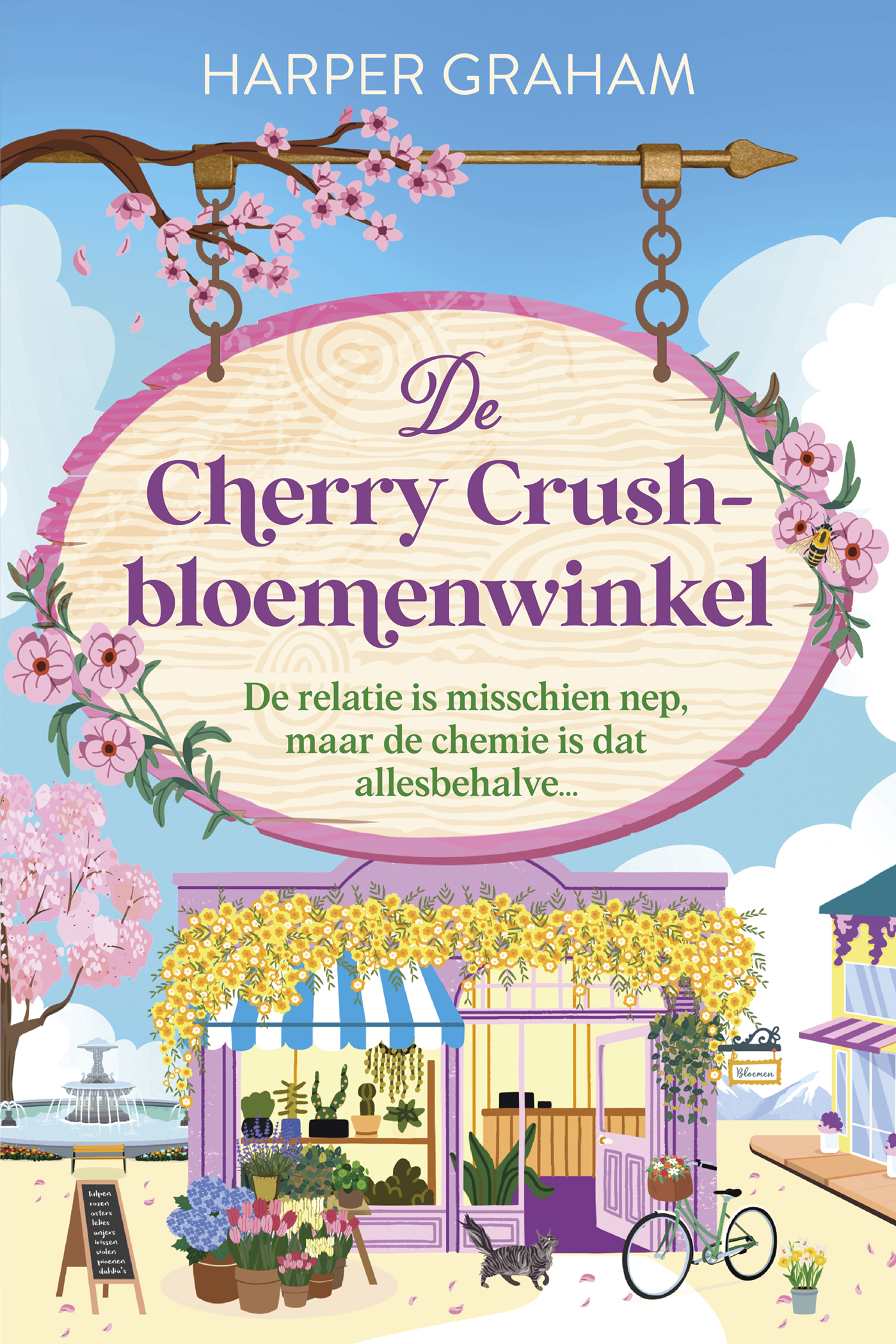 Omslag van De Cherry Crush bloemenwinkel
