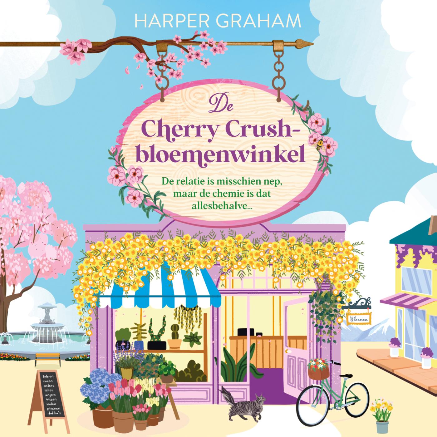 Omslag van De Cherry Crush bloemenwinkel