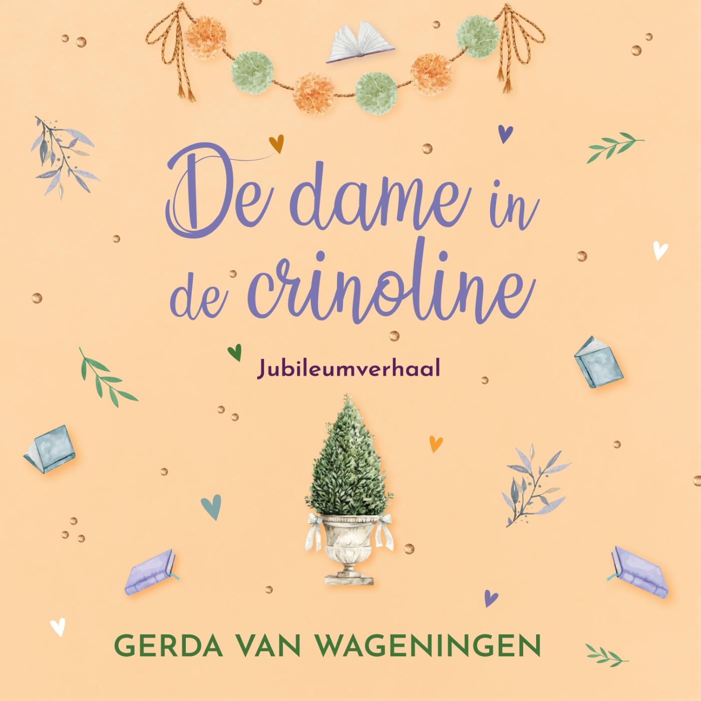 Omslag van De dame in de crinoline
