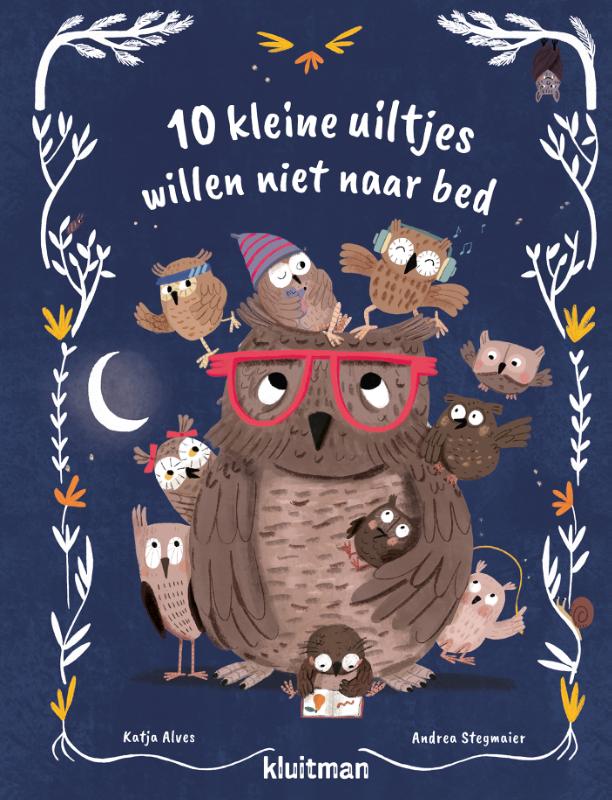 Omslag van 10 kleine uiltjes willen niet naar bed