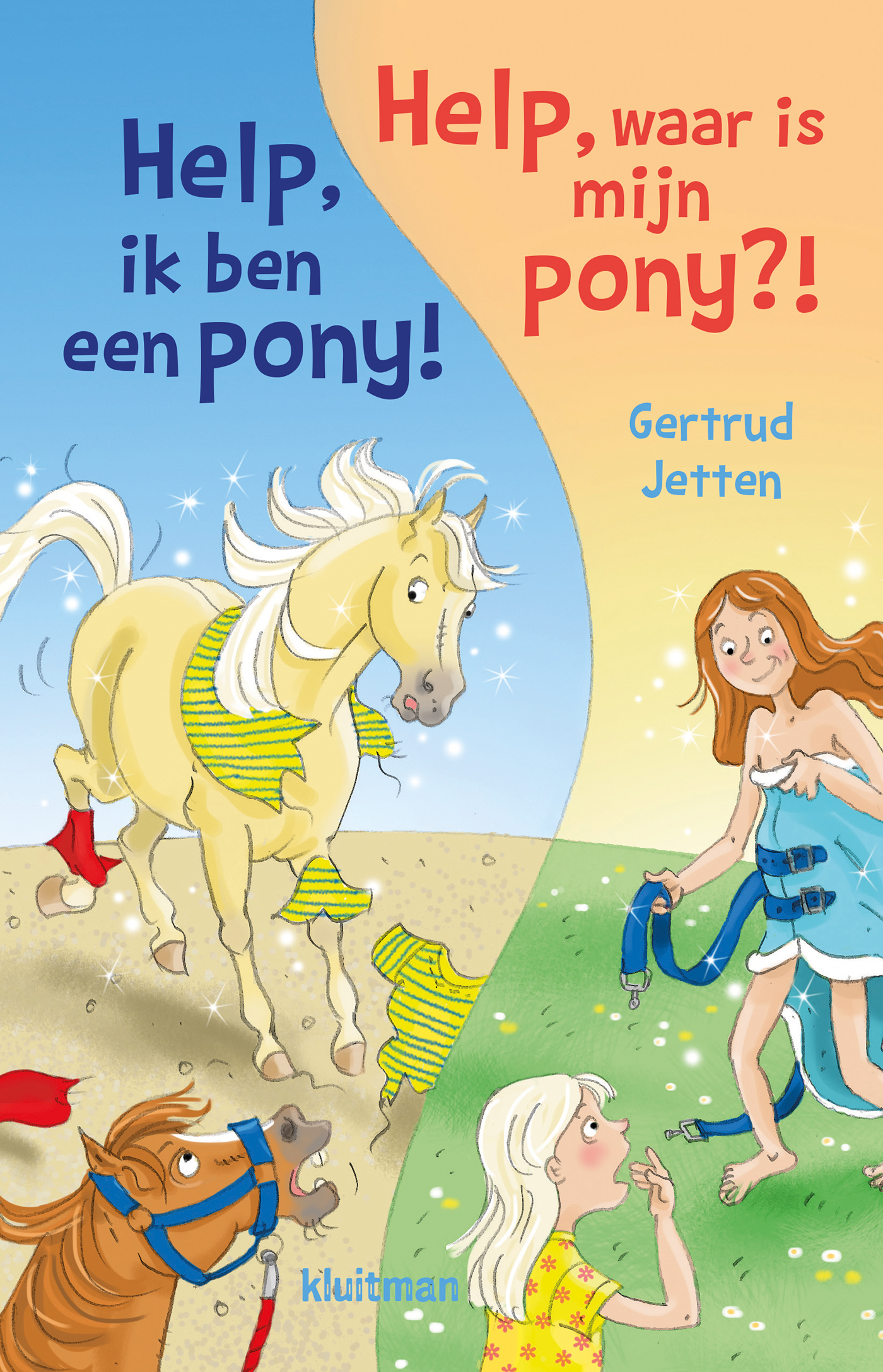 Omslag van Help, ik ben een pony!/Help, waar is mijn pony