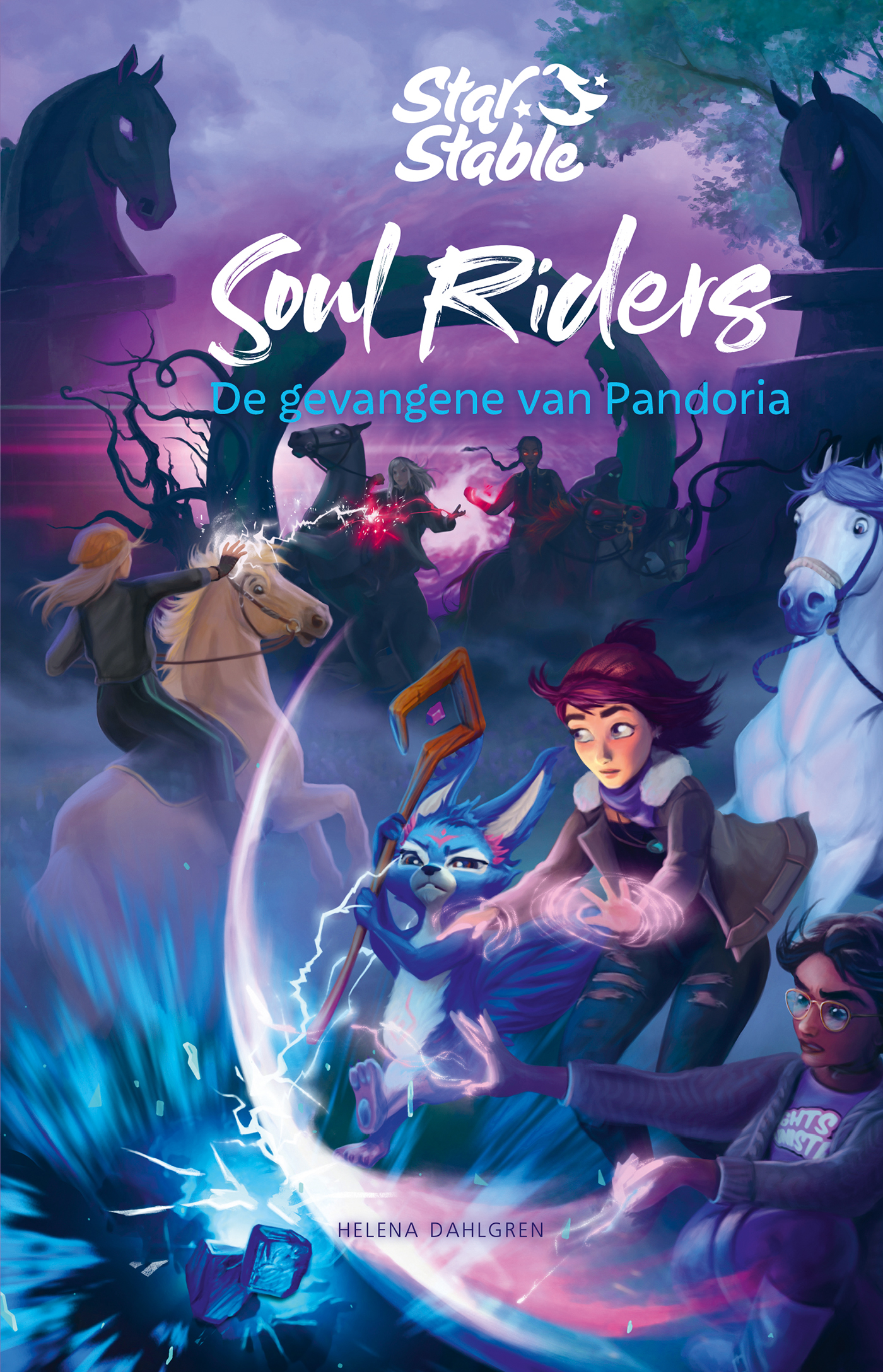 Omslag van Soul Riders. De gevangene van Pandoria