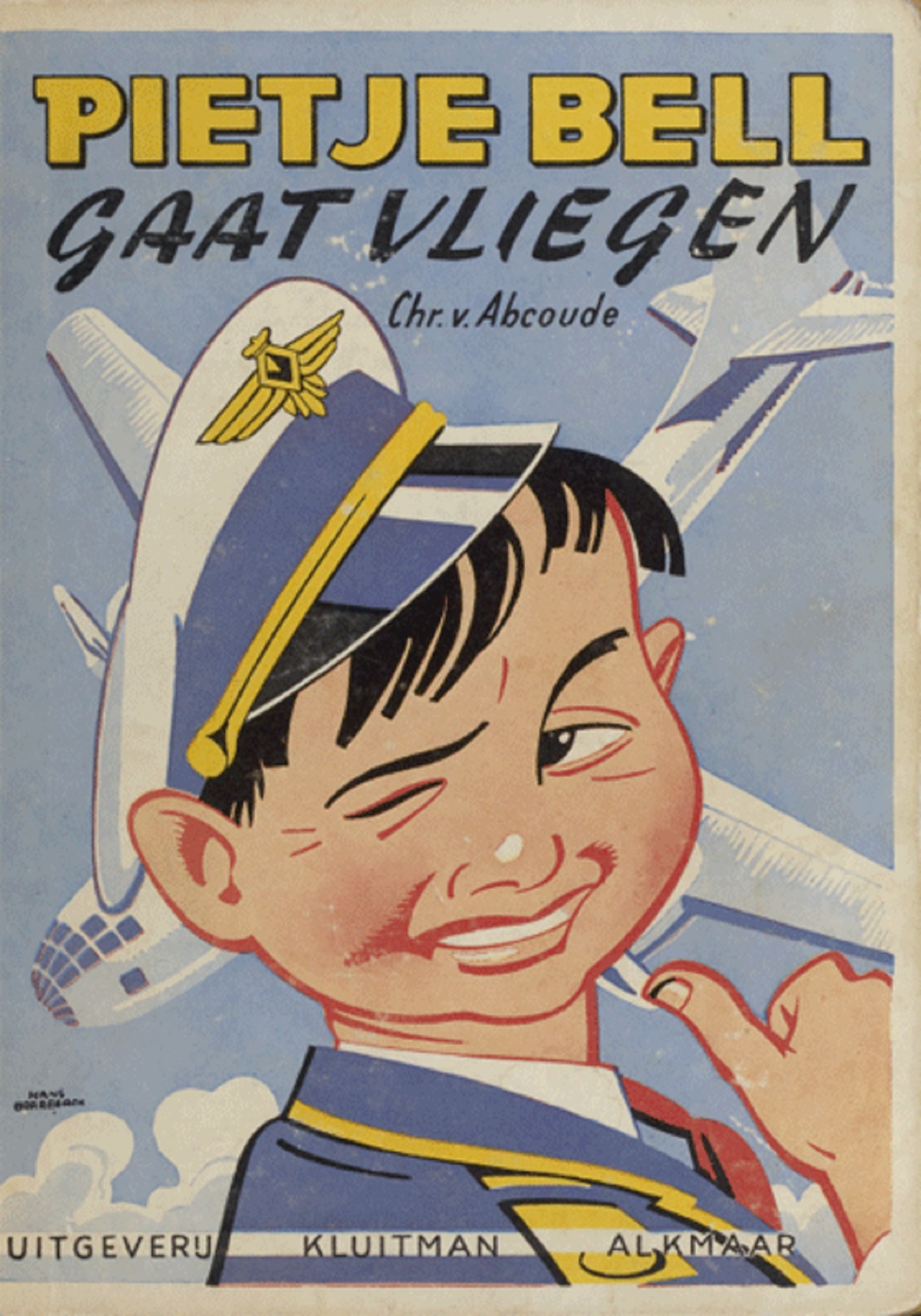 Omslag van Pietje Bell gaat vliegen