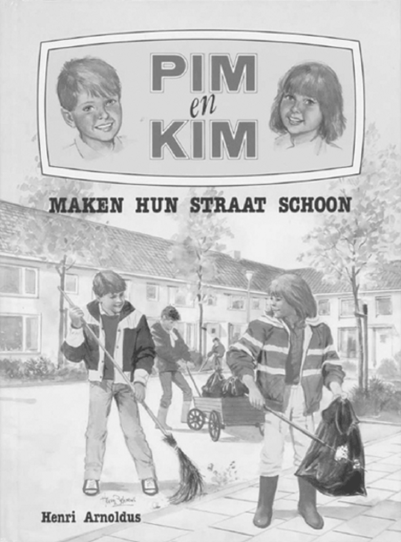 Omslag van Pim en Kim maken hun straat schoon