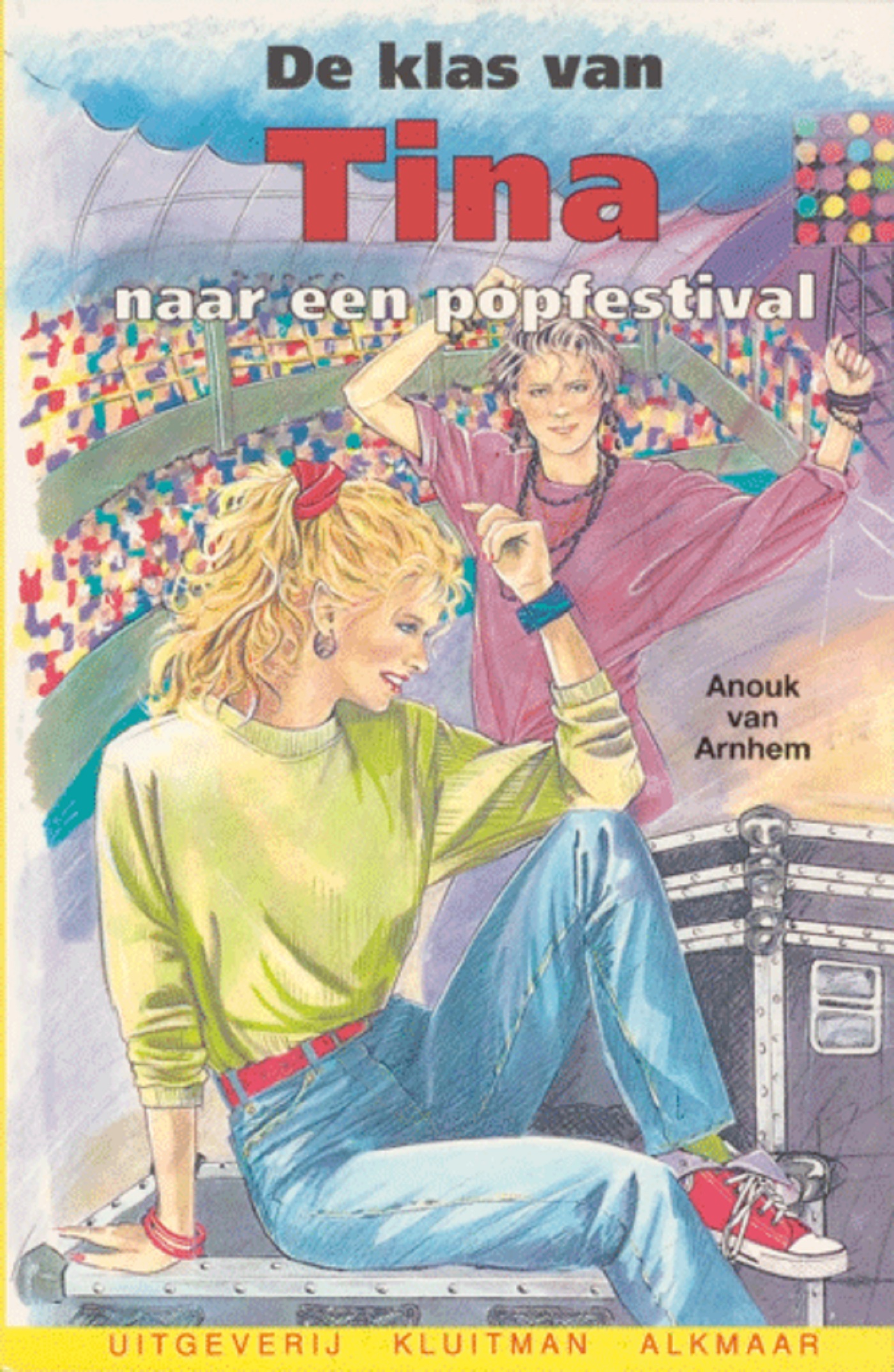 Omslag van De klas van Tina naar een popfestival