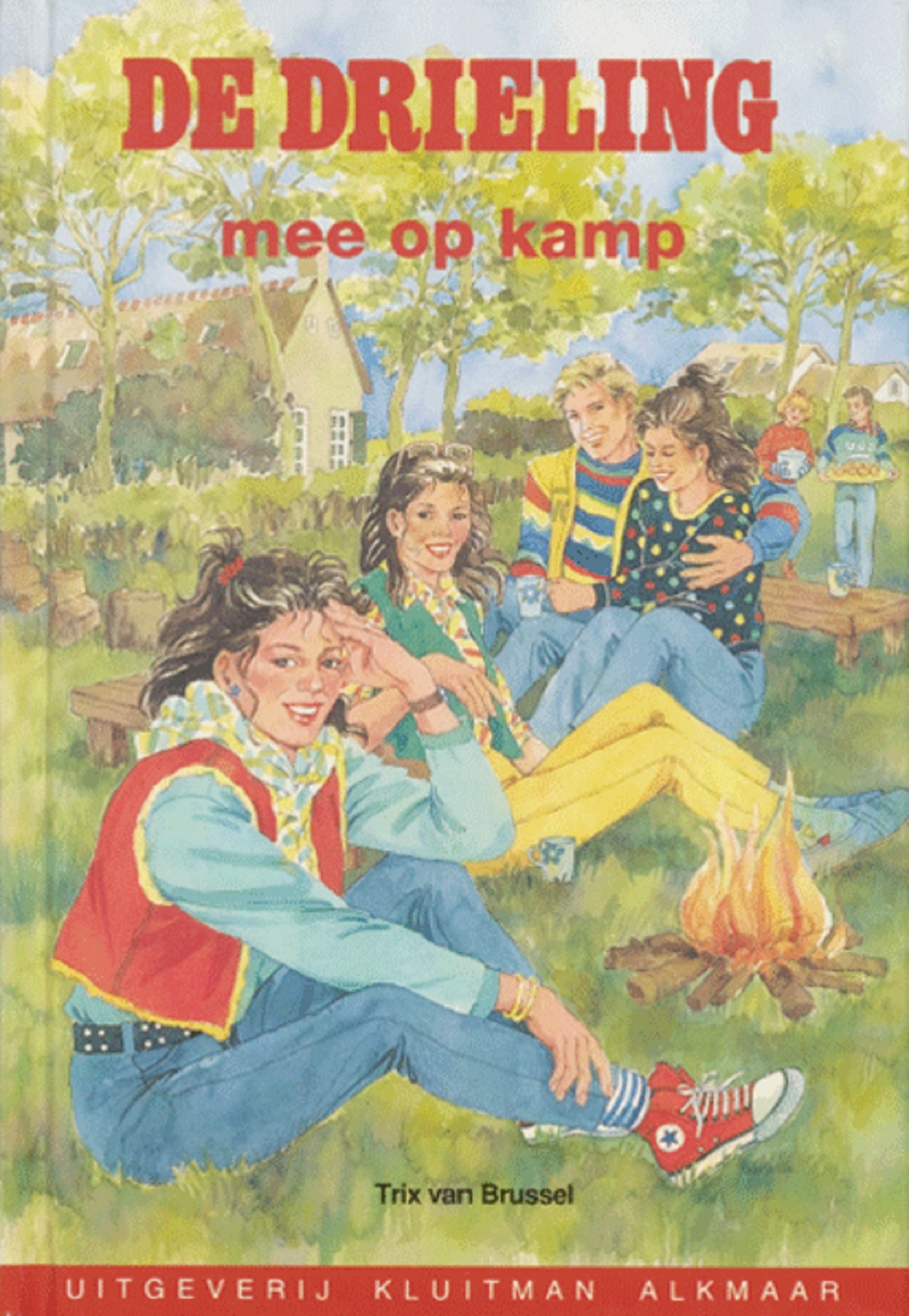 Omslag van De drieling mee op kamp