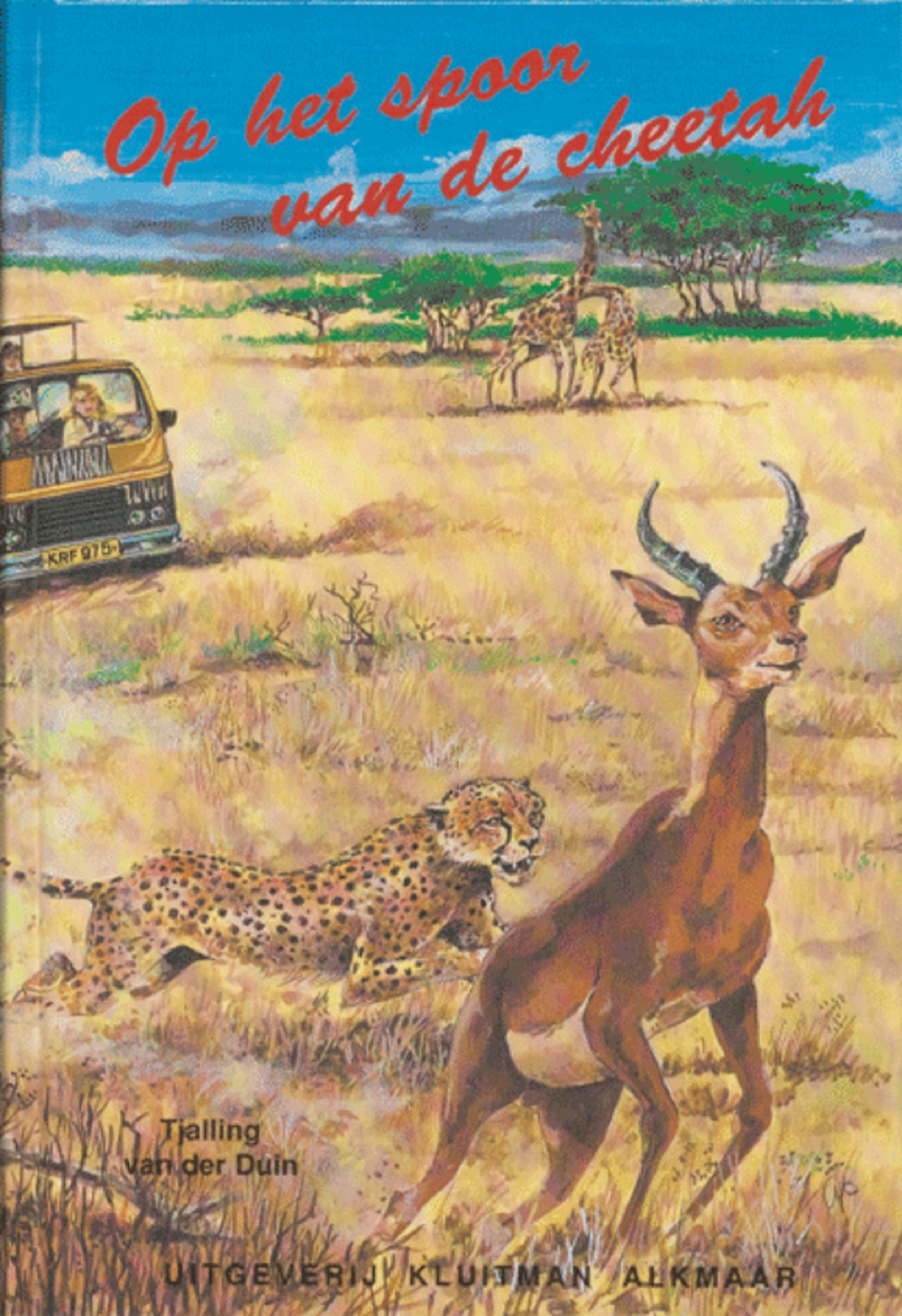 Omslag van Op het spoor van de cheetah