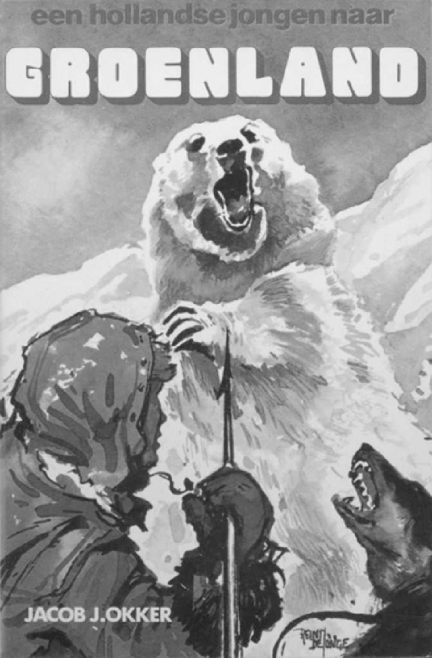 Omslag van Een Hollandse jongen naar Groenland. Overwintering bij de eskimo's