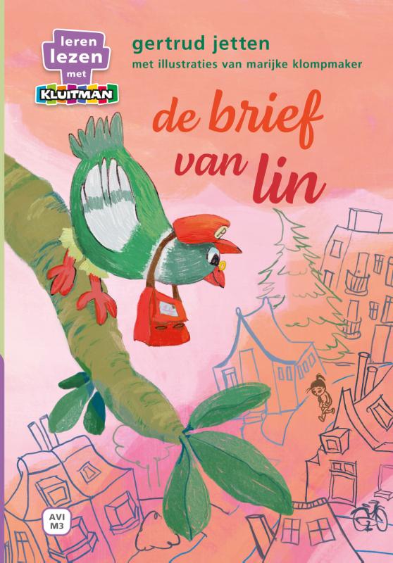 Omslag van pim de post-duif. de brief van lin