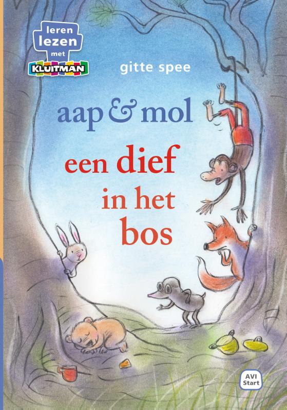 Omslag van aap & mol. een dief in het bos