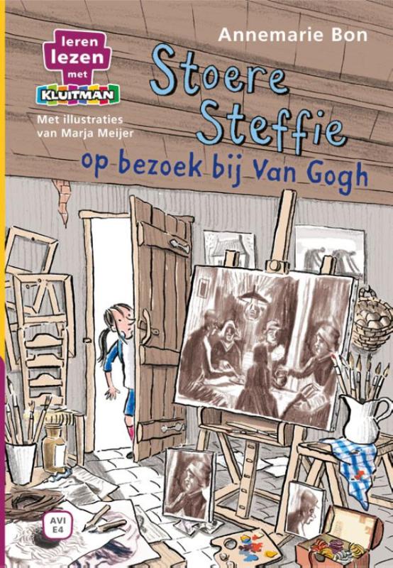 Omslag van Stoere Steffie op bezoek bij van Gogh
