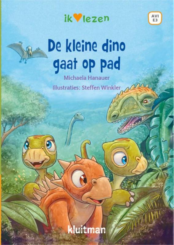 Omslag van De kleine Dino gaat op pad