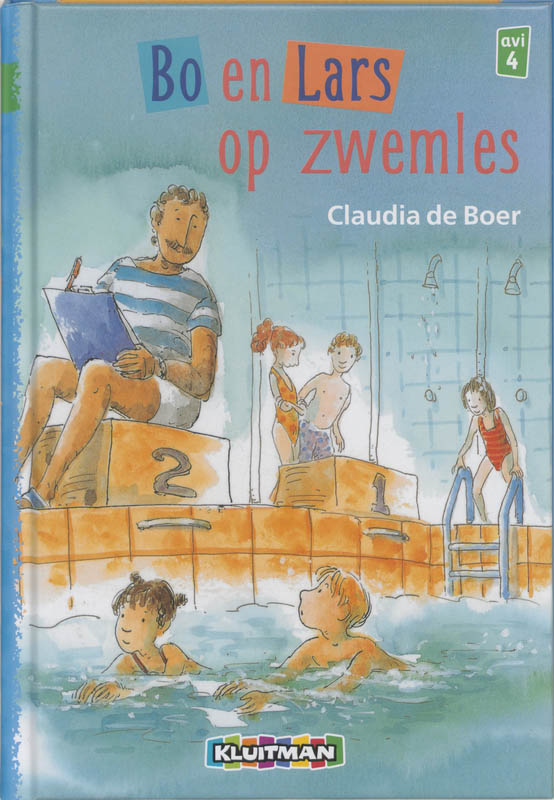 Omslag van Bo en Lars op zwemles