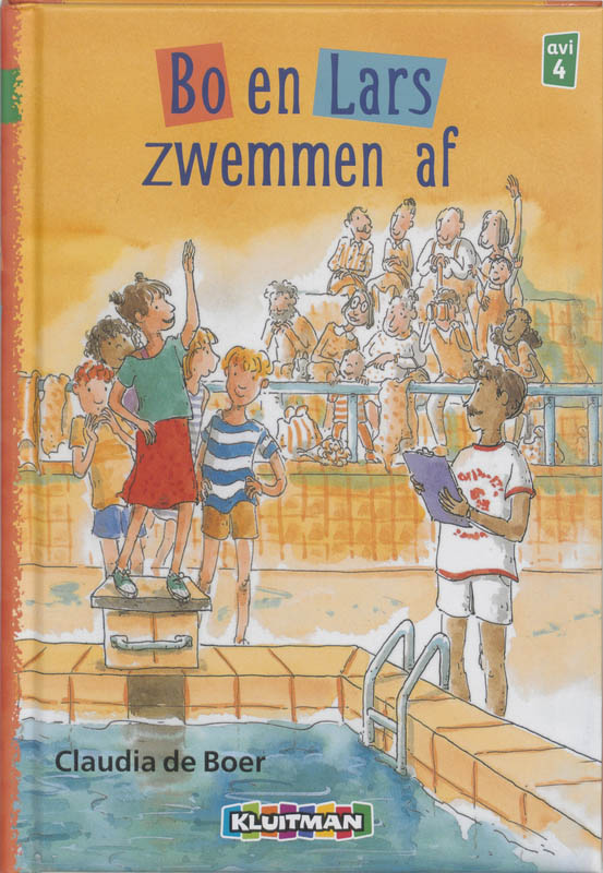 Omslag van Bo en Lars zwemmen af