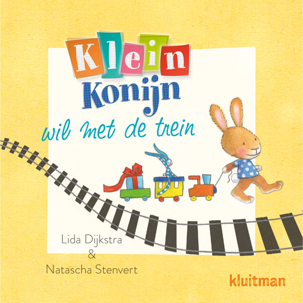 Omslag van Klein Konijn wil met de trein