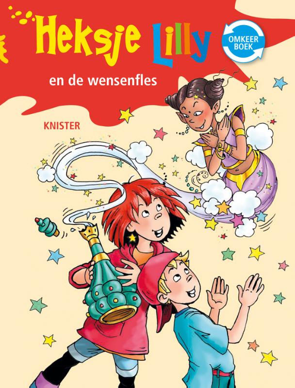 Omslag van Heksje Lilly omkeerboek. De vampier met wiebeltanden/De wensenfles