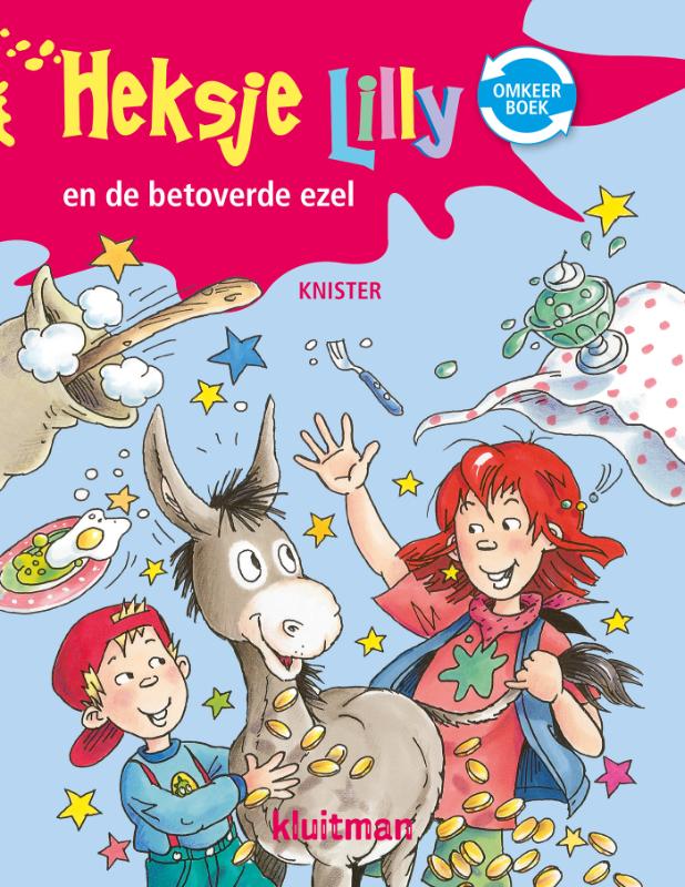 Omslag van De betoverde ezel / geeft een monsterfeest