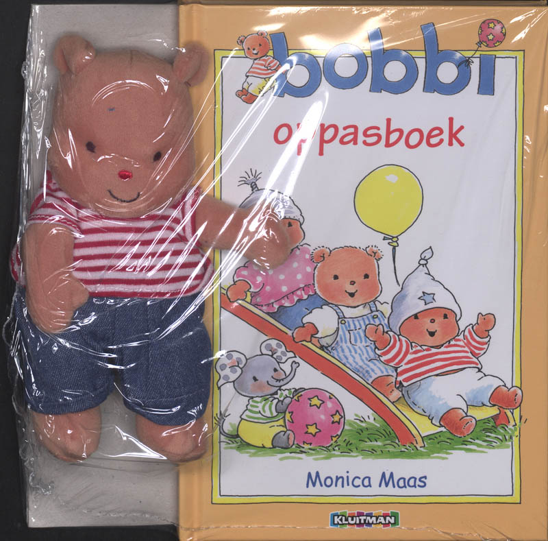 Omslag van Bobbi oppasboek met knuffel