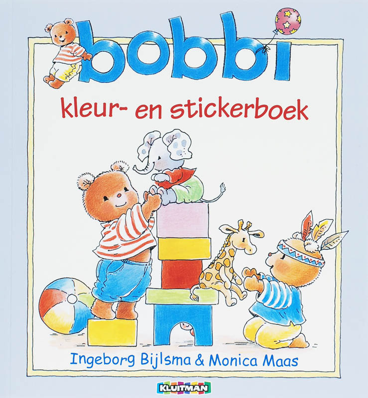 Omslag van Bobbi kleur- en stickerboek