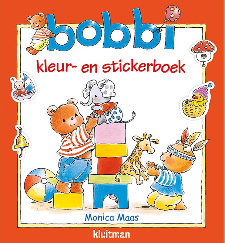 Omslag van Bobbi kleur- en stickerboek