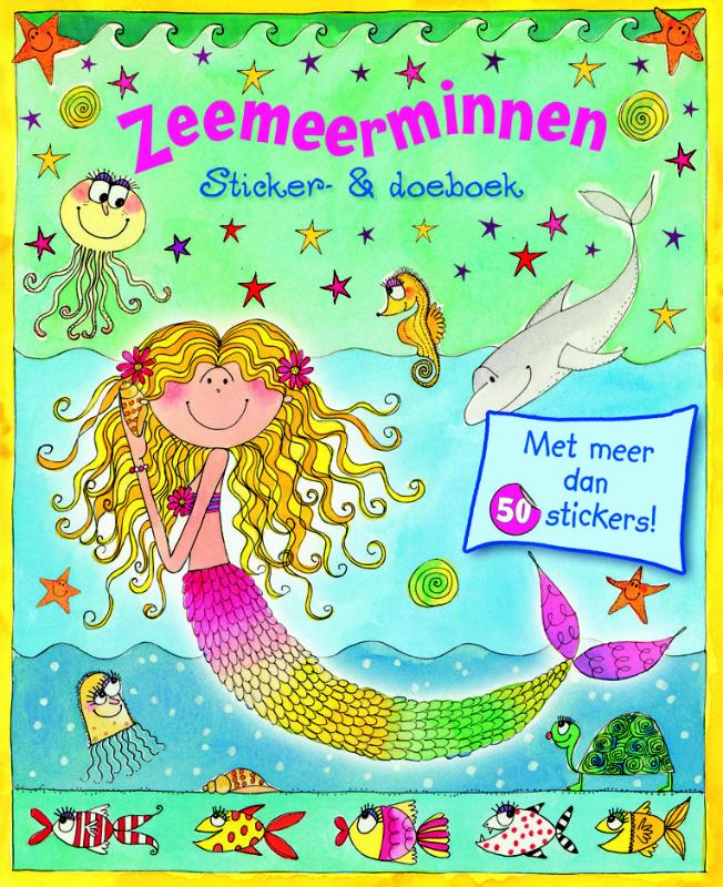 Omslag van Zeemeerminnen Sticker doe-boek