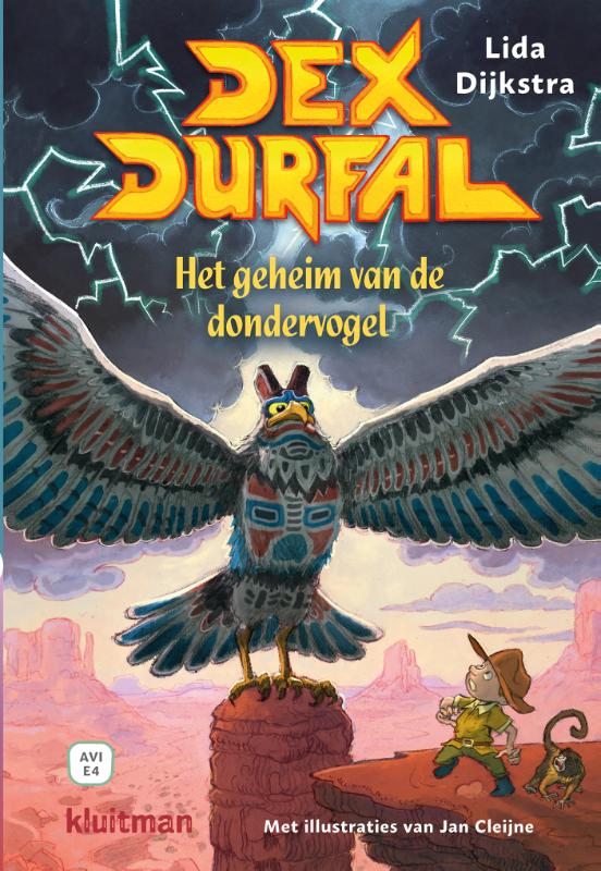 Omslag van Dex Durfal. Het geheim van de dondervogel