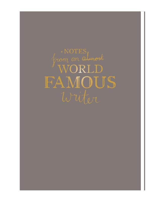 Omslag van Blossom Books Notitieboekjes From an almost world famous writer (Set van 5 stuks)