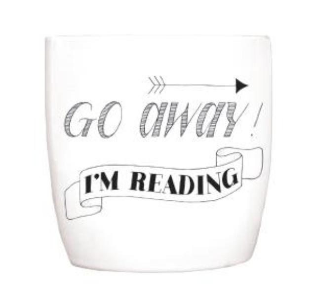 Omslag van Blossom Mugs 8x Go away, I'm reading