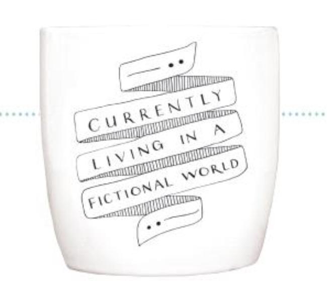Omslag van Blossom Mugs 8x Currently living in a fictional world