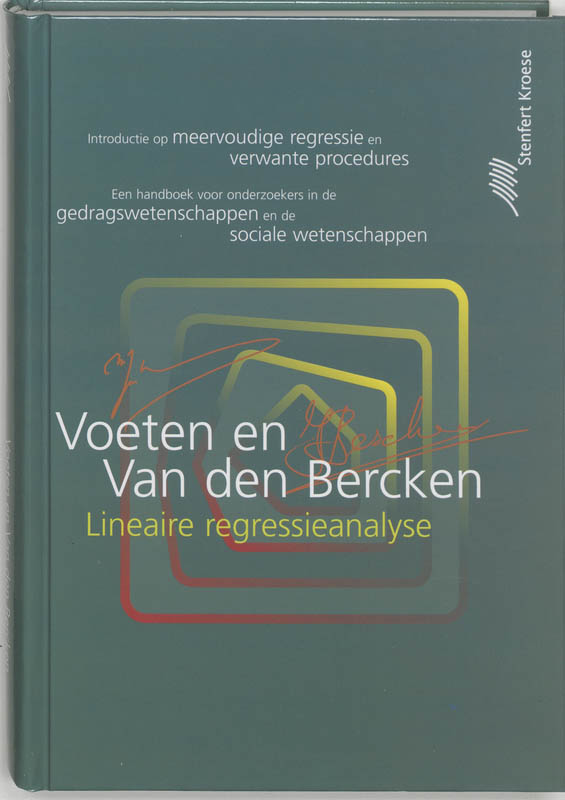 Omslag van Lineaire regressieanalyse