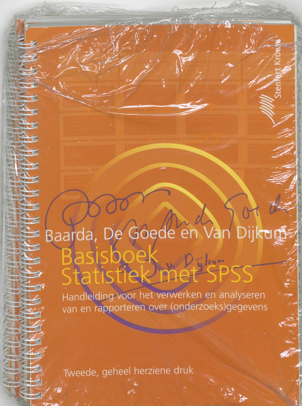 Omslag van Basisboek Statistiek met SPSS