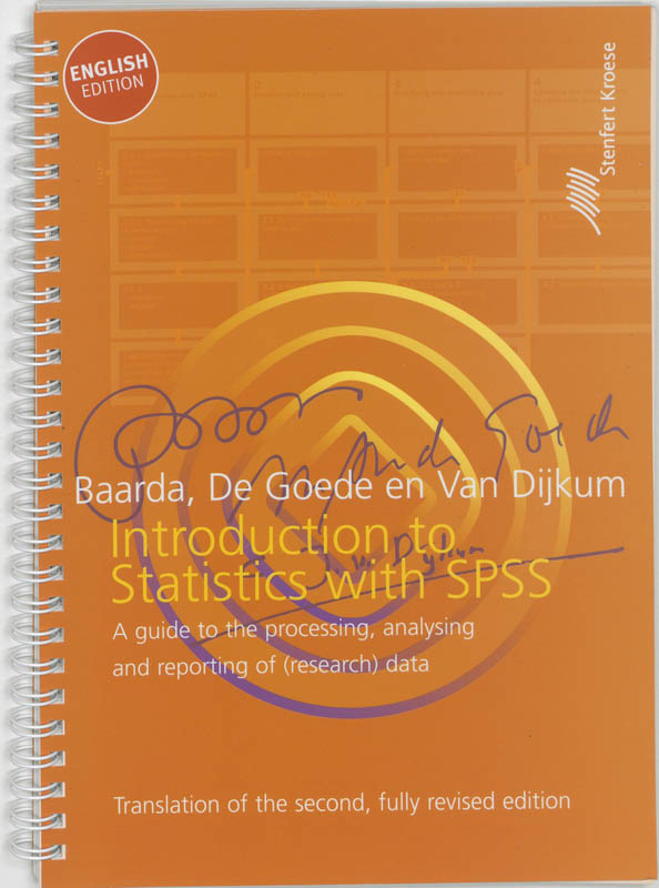 Omslag van Introduction to statistics with SPSS