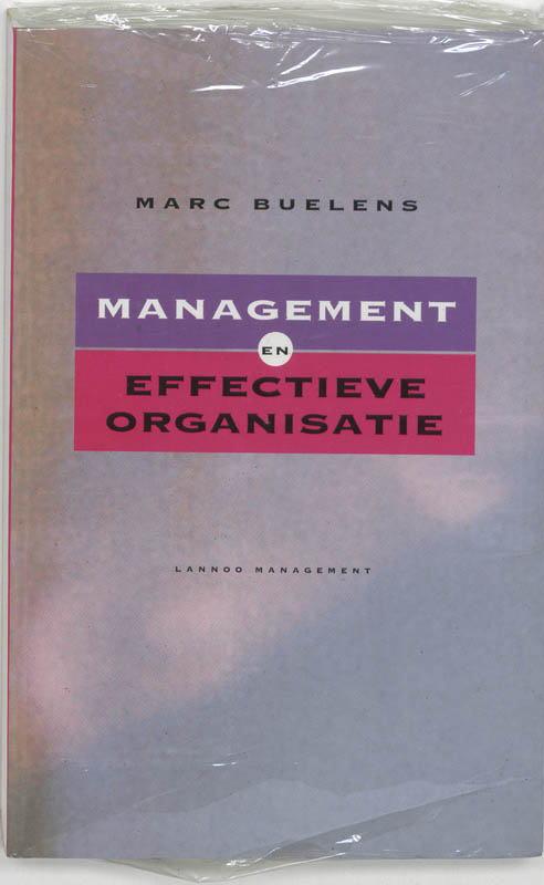 Omslag van Management en effectieve organisatie