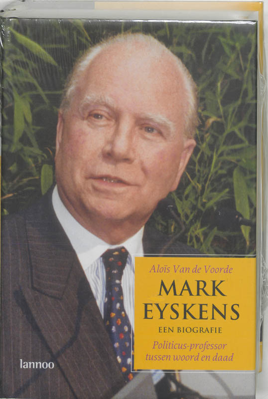 Omslag van Mark Eyskens. Een biografie