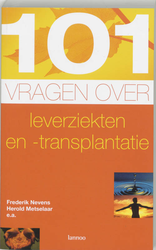 Omslag van 101 vragen over leverziekten- en transplantatie