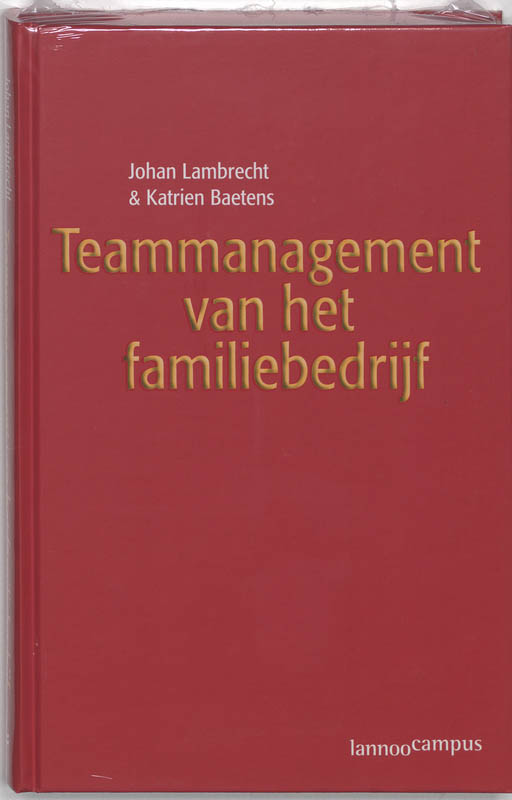 Omslag van Teammanagement van het familiebedrijf