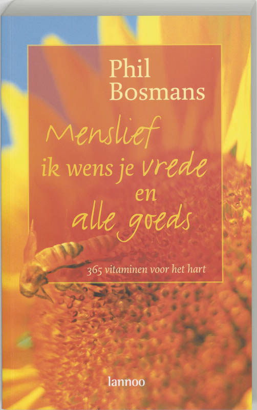 Omslag van Menslief, ik wens je vrede en alle goeds