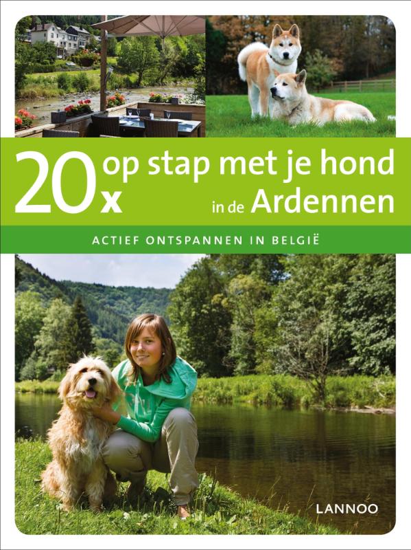 Omslag van 20x op stap met je hond in de Ardennen