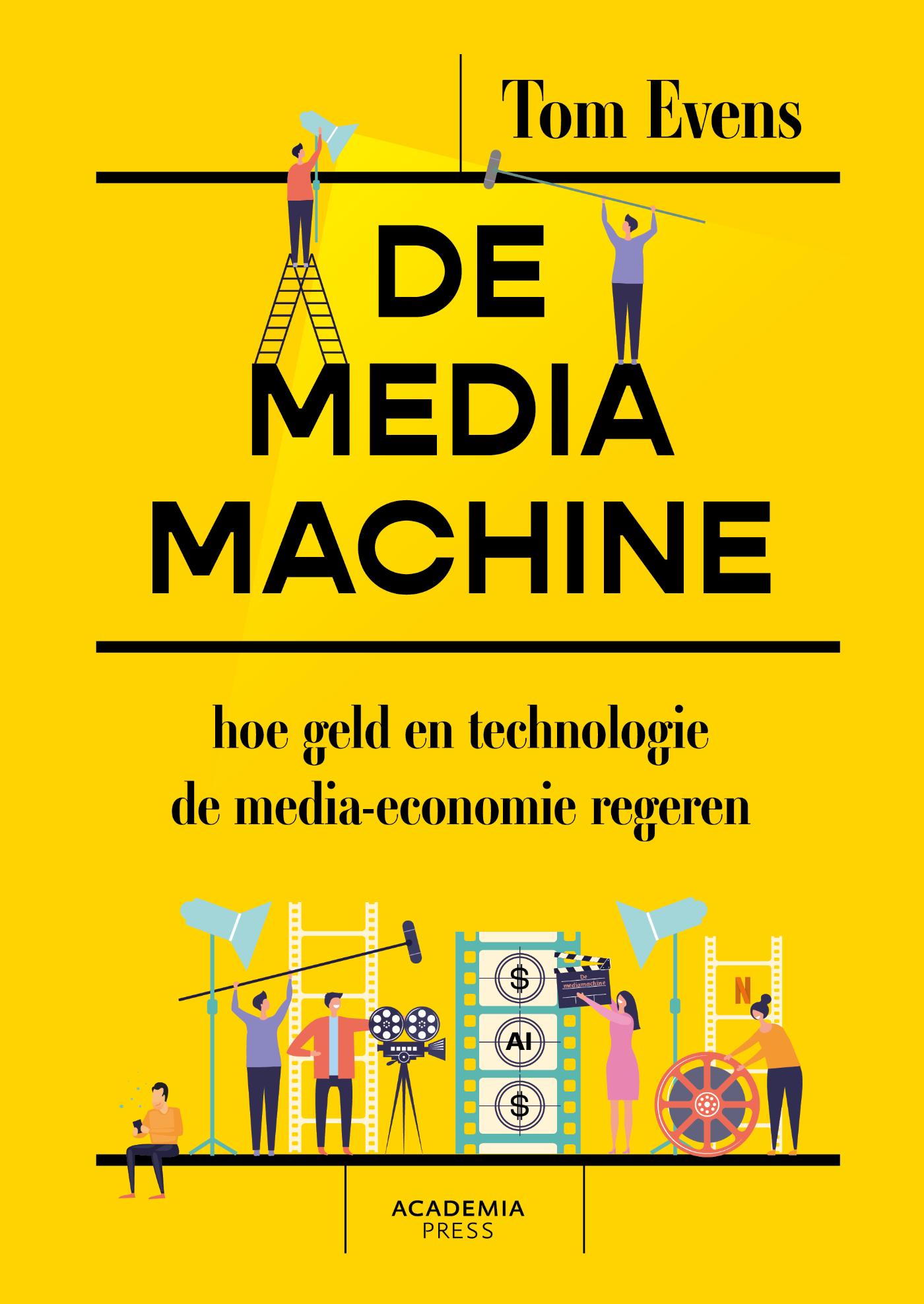 Omslag van De mediamachine